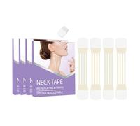 Neck Tapes,Instant Lift Neck Tape,Necks Tape Lifting Invisible,Face Lift Strap Patch Tightening Strips (Skin Tone Bars Bands + Replacement Tapes) (4PCS, A)