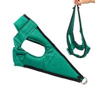 Neck Traction Device - Canvas 41 x 21 cm | Cervical Strap | Neck Traction Hammock | Adjustable Suspension Neck Stretcher with Steel Ring Attachment for Neck Pain Relief and Posture Correct