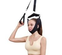 Neck Traction Device with Handle Adjustable Over Door Cervical Stretcher Portable Home Use Neck Pain Relief Stretcher Shoulder Tension for Workers