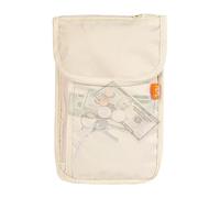 Neck Travel Wallet - Travel Purse for Neck - Anti-Theft Waterproof Bag for Cell Phone and Flight Tickets Daily Trips Men Women Business, beige, Se référer au descriptif, Refer to description