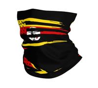 Neck Warmer America Flag And Uganda Flag White Stylish Calentador De Cuello Quick Drying Bufanda Facial For Yoga Skiing Running