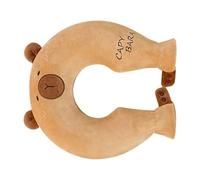Neck Warmer Bottle, Cute Capybara U-Shape Soft Warm Winter Equipment - Hot Water Pillow - For Home Winter School Outdoor Travel Hotel Night Holiday Animal Period