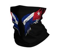 Neck Warmer Cuba Cubans Flag Wing Multifunctional Bandana Washable Calentador De Cuello For Running Workout Sports