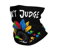 Neck Warmer Don'T Judge What You Don'T Understand Autism White Windproof Polainas De Cuello Decorative Bandana For Sports Outdoor Tennis