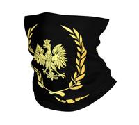 Neck Warmer Poland Polish Flag Half Face Headwear Microfiber Neck Gaiter Uv Protection Balaclava For Motorcycling, Hunting, Sports
