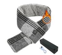 Neck Warmer Scarf - Rechargeable Heated Scarf for Women Men | Heated Neck Scarf, 13 Hours Duration | Heating Scarf 3 Temperature Levels | Neck Warming Pillow | Sc