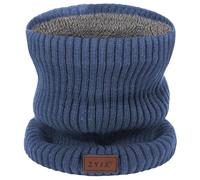 Neck Warmer Winter Snoods for men, Fleece Lined Infinity Scarf Thermal Neck Gaiter, Windproof and Dust Skiing Circle Lining Knit, Ideal for Ski Circle, Gift for Men & Christmas（Blue）