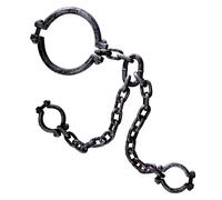 Neck/Wrist Shackles Realistic Look Accessory for Prisoner Convict Jail Fancy Dress