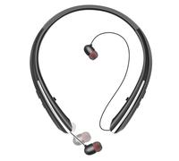 Neckband Bluetooth Headphones, Bluetooth 5.4 Wireless Headphone with Retractable Earbud,CVC8.0 Noise Cancelling, 16Hrs Playtime, Around The Neck Headphones Stereo Headset for Music, Conference, Videos