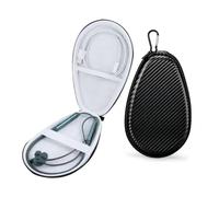 Neckband Headphones Case for Beats Flex Wireless Earbuds, for TONEMAC N18, N8 Bluetooth Earbud, Headphone with Microphone Headset Carrying Bag Pouch (Black)