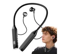 Neckband Sports Earphone | Wireless Around Neck Earbuds | Around Neck Wireless In-Ear Headphones for Taking the Bus Mountaineering