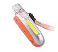 Neckband Whistle Light, Outdoor Sports Running Whistle LED Light Rechargeable with COB LED and Three Modes for Running Hiking Cycling For Outdoor Safety
