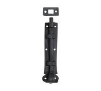 Necked Barrel Bolt 200mm Black Antique Cast Iron Heavy Duty from EUROART