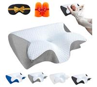 Neckhaven Pillow, 2026 New Orthopedic Neckhaven Hospitality Pillow Ergonomic Memory Foam, Cooling Cervical Neck Haven Hospitality Pillows with Cooling Cover for Side and Back Sleepers (Gray)