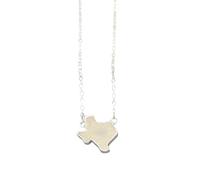 necklace Accessorie Western Cowgirl Druzy Necklace For Women, Geometric Texas Shape Stone Necklace - Resin Druzy Jewelry Necklace, Light Blue Necklace For Valentine Birthday s Holiday