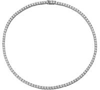 necklace Accessories 3mm Moissanite Tennis D Color Diamond Sterling Silver for MeWome15-24 Ijewelry