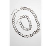 Necklace and bracelet set Urban Classics basic diamond Argenté TU