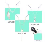 Necklace Cardboard Holder Paper Hole Punched Card Corner for Jewelry Cardboard Holder Paper Hole Corner for Jewelry