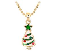 Necklace Chain Christmas Pendant Gift Jewelry Necklaces Pendants Long (C, One Size)
