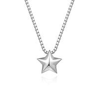Necklace Chain Necklaces For Women 925 Sterling Silver Minimalist Alphabet A Simple Star Necklace Anti-Allergy Gift For Girls Accessories