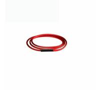Necklace Cord 40-70cm Black Leather Cord Wax Rope Lace Chain With Stainless Steel Rotary Clasp For DIY Necklaces Jewelry Making-Red 2mm_a-50cm