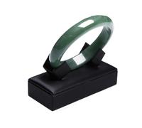 Necklace Display Bust Black PU Leather Jewellery Ring Earrings Stand Holder Set Jewelry Pendant Necklace Chain Chokers Display Bust Bangle Organzier(Rectangle base)