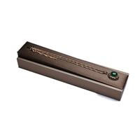 Necklace Display Bust Brown PU Leather Bracelet Pendant Necklace Jewellery Display Counter Stand Holder Bust Ring Earrings Presentation Shelf(Necklace bar 22cm)