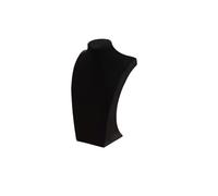 Necklace Display Bust Necklace Bust Stand for Selling, Black Velvet Display Holder, Jewelry Organizer Rack(Black 20cm)