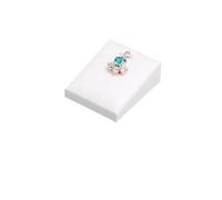 Necklace Display Bust White Leather Pendant Necklace Chain Jewellery Display Stand Mannequin Holder Rack Bracelet Earrings Ring Counter Organizer(Pendant Holder S)