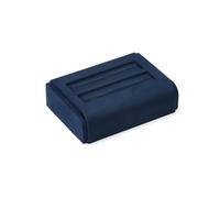 Necklace Display Bust Window Jewelry Display Props Blue Velvet Leather Portrait Neck Necklace Live Rack(12 * 3cm 2)