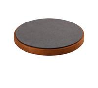 Necklace Display Bust Wooden Necklace Storage Stand Pendant Display Holder Long Chain Jewelry Organizers Wood Rack(Gray Holder 18cm)