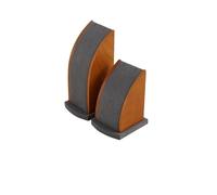 Necklace Display Bust Wooden Necklace Storage Stand Pendant Display Holder Long Chain Jewelry Organizers Wood Rack(2pcs Gray 7 * 11/16cm)