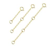 Necklace Extender,Necklace Extender Gold,3Pcs Gold Necklace Extender,Bracelet Extender,Chain Extender For Necklace,Safety Chain For Bracelet,Bracelet Extender Gold,Chain Extender,Bracelet Safety Chain