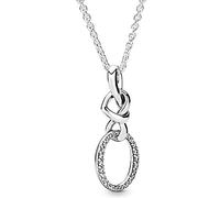 Necklace Feathers Knotted Heart Shards of Sparkle Logo u200bSignature u200bWomen Vintage Jewelry Necklaces For Women