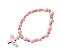 Necklace for Bride Angel Wing Bracelet for Boy and Girl Baptism/Christening Bautizo Recuerdos Church Event Windup Watch (D, One Size)