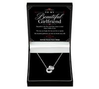 Necklace for Girlfriend Trinity Ring - To My Beautiful Girlfriend