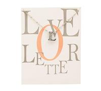 Necklace for Men Necklaces for Women Necklace for Europe and The United States with 26 English Letters Necklac Pendant Chain Silver Card for Necklaces with Picture Inside Personalised (L, One Size)