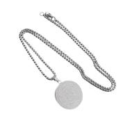 necklace For Trendy 2026 Steel 7 Archangels Round Medal Pendant Men The Hexagram Rune Magic Array Amulet Jewelry Gifts Accessories Creative Gift
