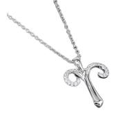 Necklace For Women Clavicle Chain Necklace 925 Sterling Silver 12 Constellation Necklaces Choker Crystal Zodiac Sign Necklace Women Horoscope Gifts Aries