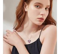 Necklace For Women Stocking Stuffers Sister Heart Necklace Gift Jewelry Gifts For Girls Little Girls Teens Tweens Kids Crystal Jewelry (A, One Size)