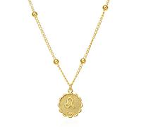 Necklace For Women Zodiac Sign Necklace 12 Constellation Necklaces Round Clavicle Chain Horoscope Virgo Taurus Leo Gemini Gift Nc18Y0846-7