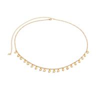 necklace for womepersonalised Charming Gold Color Scallop Shell ImitatioBeaded Belt Waist ChaiTrend Beach Bikini Body Jewelry gifts