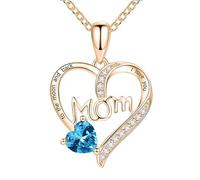 Necklace Jewelry for Women Your With Our Exclusive Mom Heart Pendant Necklace: A Thoughtful Day Present