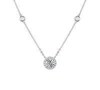 Necklace Light Luxury Fashion Decorative Dazzling Zircon Pendant Beautiful Clavicle Chain Womens Jewelry Gift