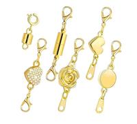 Necklace Magnetic Clasp | Bracelet Making Fitting,Necklace Repair Extender with Lobster Clasps for Jewelry Making Birthday Wedding Holiday Travel