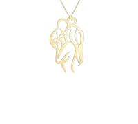 necklace men，Mother and Baby Necklaces for Women Chains Fashion Clavicle Choker Silhouette Jewelry Gift for Mother's Day，best gifts