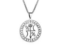 necklace necklaces for women,British Retro Medal Exotic Mysterious Nine Sanskrit Ancient Egyptian Text Monuments Fashion Lucky Necklace Accessories