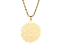 necklace necklaces for women,Exquisite Engraved Indian Lotus Rune Pendant Good Luck Amulet Clavicle Chain Gift for Women