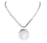 Necklace Pendant Angel Seal Archangel Sacred Geometry Metatron Necklace for Women Men Flower of Life Necklaces Jewelry Birthday Jewellery Presents