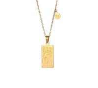 Necklace Pendant Chain Men Women Jewellerytwelve Constellations Simple Square Pendant Necklace Retro Party Gothic Virgo